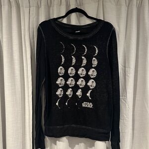 Star Wars Black Graphic Long sleeve Shirt